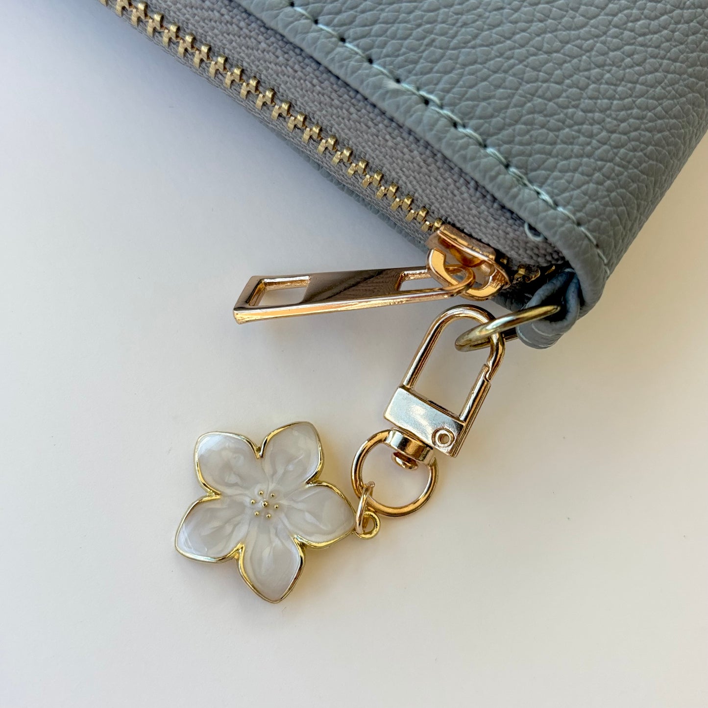 Flower Charm - White