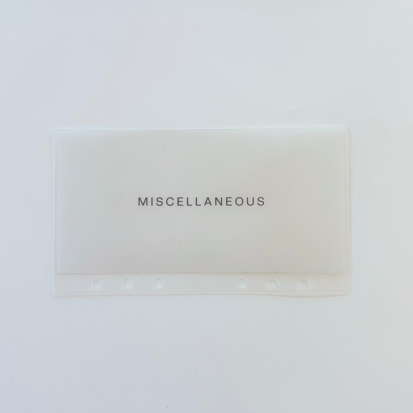 Individual Cash Envelopes