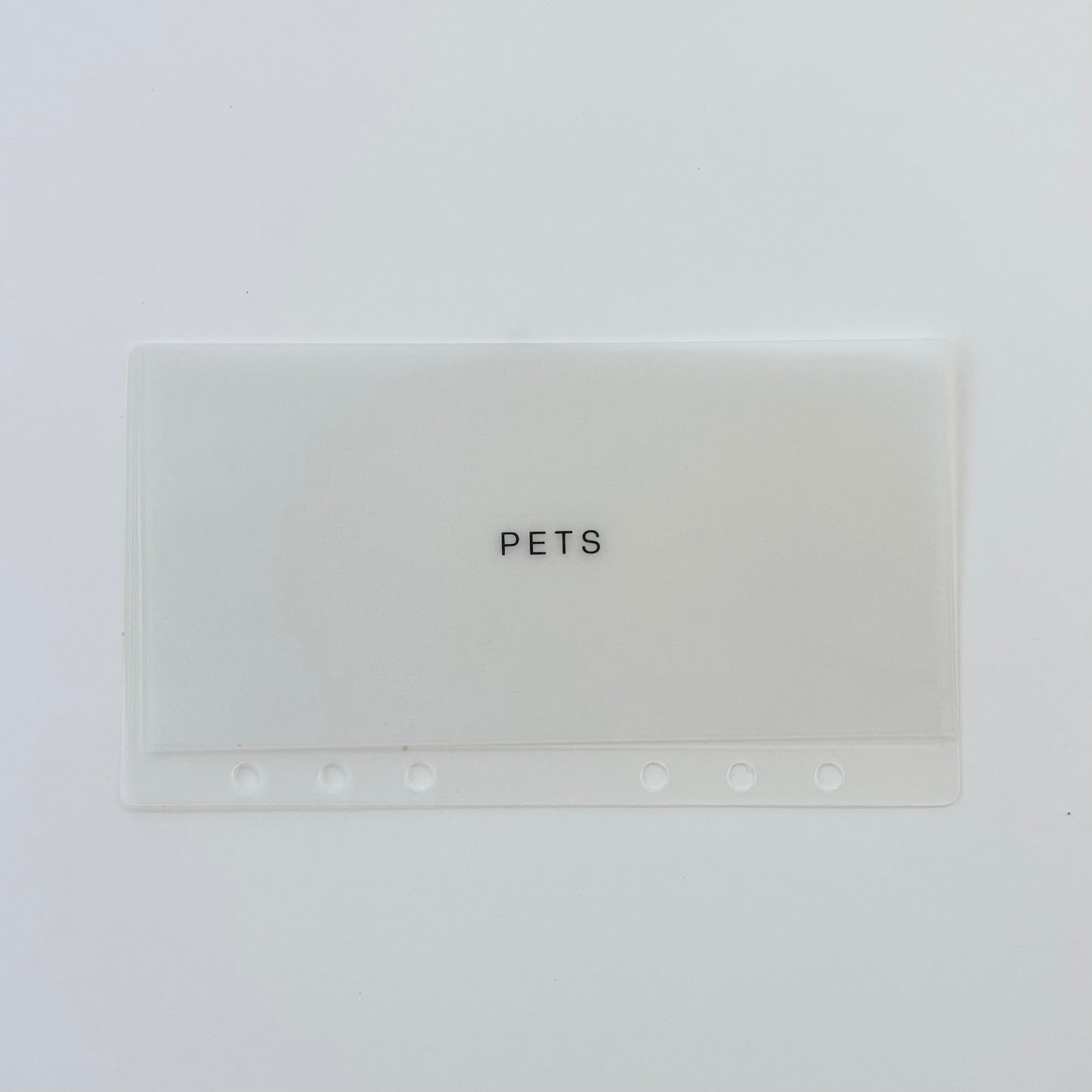 Individual Cash Envelopes